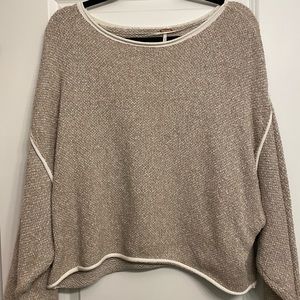 Free People Bardot Solid Sweater